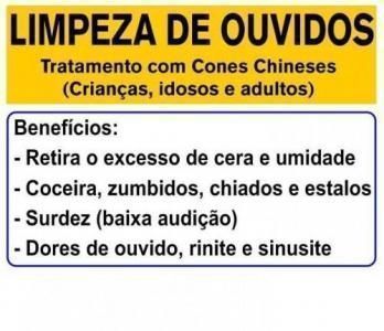 Cone Chinês Limpeza de Ouvidos - Venda de Cone Chinês e Atendimento em São José SC - Dé Schmitz