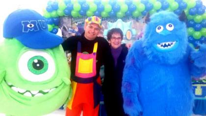 Mosntros S/A cover personagens vivos Festa Infantil