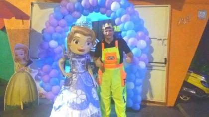 Princesa Sofia cover personagens vivos Festas Infantil animação