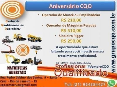 PROMOÇÃO CURSOS DE MÁQUINAS PESADAS