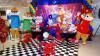 Esquilos Alvin personagens vivos cover animação festas infantil