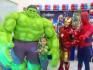 Herois vingadores avengers cover personagens vivos Festa Infantil Hulk Homem Ferro