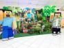 Minecraft Authentic cover personagens vivos Festa Infantil