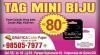 TAG mini para Biju