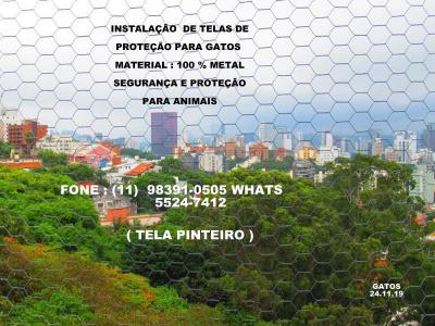 Telas de Proteção na Vila Madalena, Rua Girassol, (11) 98391-0505 zap