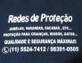 Redes de Proteção na Rua Bonifacio Veronese, Jardim Jaqueline, (11) 98391-0505 zap