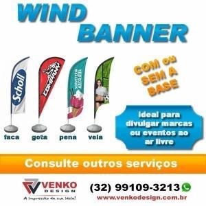 Wind Banner Personalizado Completo