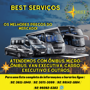 Aluguel de carros executivos, van e ônibus