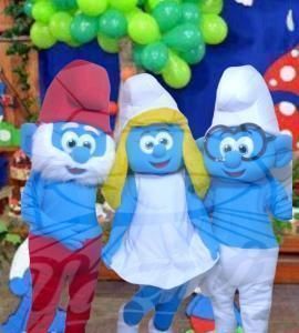 Smurfs Cover personagens vivos para festas infantil