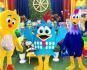 Galinha Pintadinha cover personagens vivos Festa Infantil