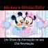 Cha revelacao Mickey e Minnie Baby personagens vivos cover