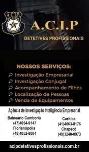 (47)4054-9306 Detetive Acip Êxito em Balneário Camboriú – SC