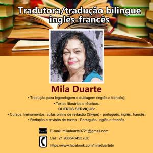 Mila Duarte tradutora autônoma RJ