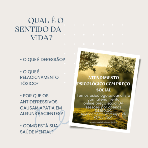 Atendimento Psicológico Online com Preço Social