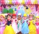 Princesas personagens vivos festa infantil