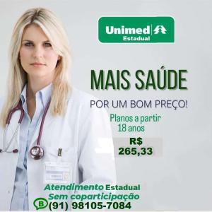 Unimed Estadual Plano de Saúde com cobertura de Atendimento no Estado d Pará e Amapá