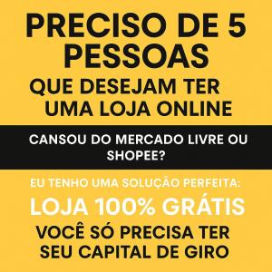 Tenha Sua Própria Loja Online e Venda Para o Mundo!