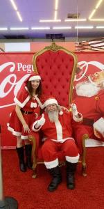 papai noel para pdv, ação de natal e visitas e á domicilio