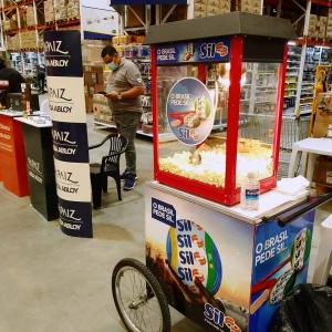 Carrinho de Pipoca para Porta de Loja